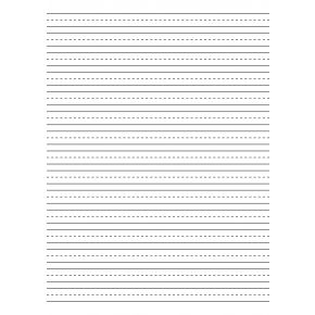 Premium 6mm Handwriting Paper