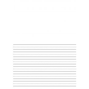 Premium Half-Ruled 8mm Handwriting Paper