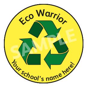 Eco Warrior Sticker.