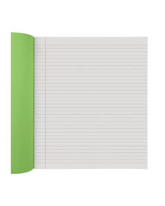 A4 Exercise Book - B032 - 8mm Lines with margin
