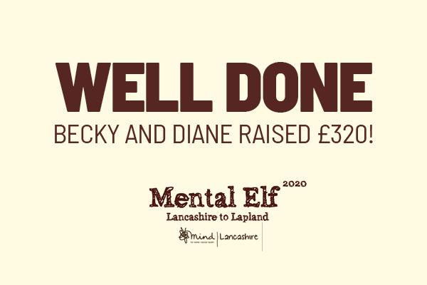 Staff raise £320 for Lancashire Mind