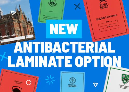NEW anti-bacterial laminate for exercise books