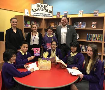 Blackburn school receives book boost